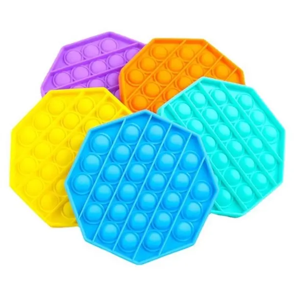 Silicone Push Pop It Bubble Sensory Fidget Toy