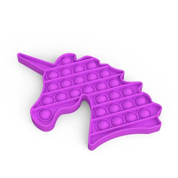Unicorn Shape Silicone Push Pop Bubble