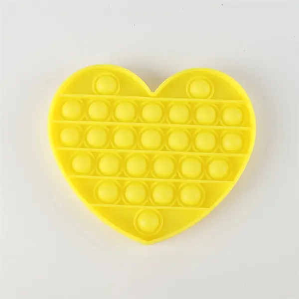 Heart shape Push Pop Bubble Fidget Sensory Toy