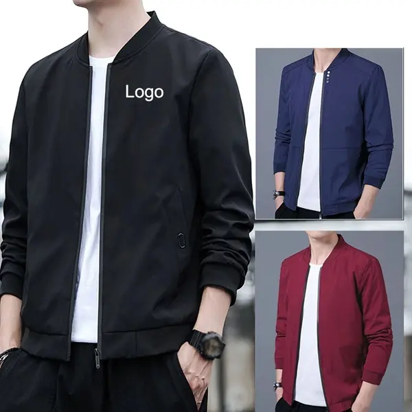 Polyester Men's Lightweight Flight Jacket