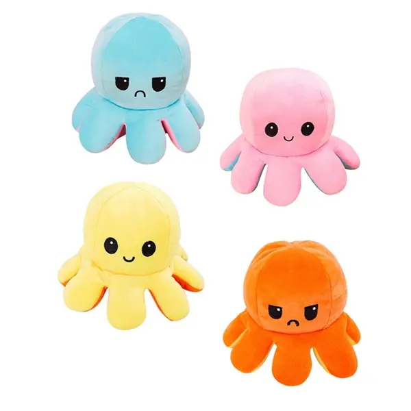 Octopus cotton doll reversible plush toys