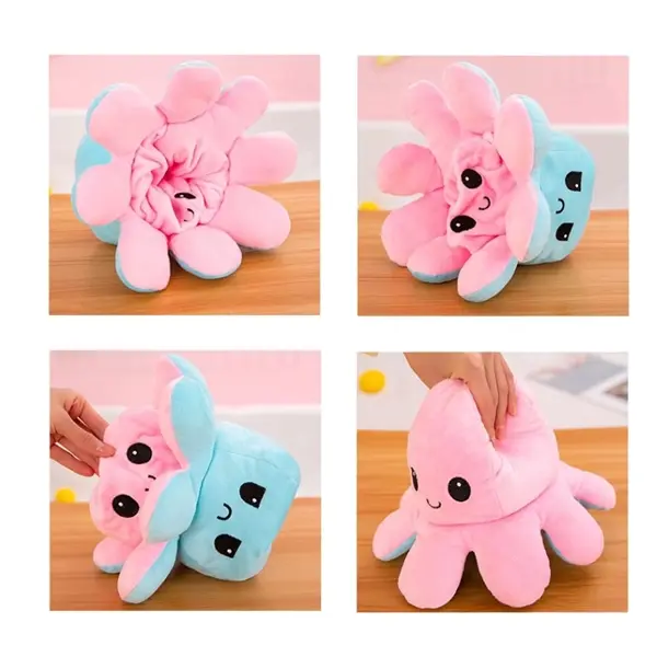 Octopus cotton doll reversible plush toys