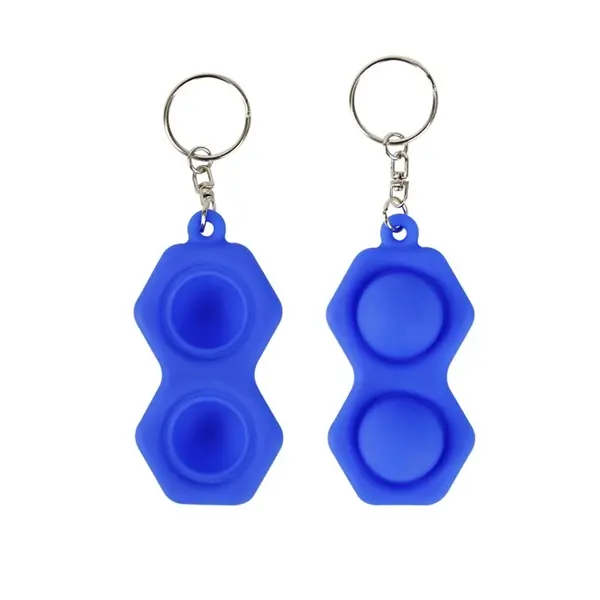 Fidget simple dimple toy stress relief key ring