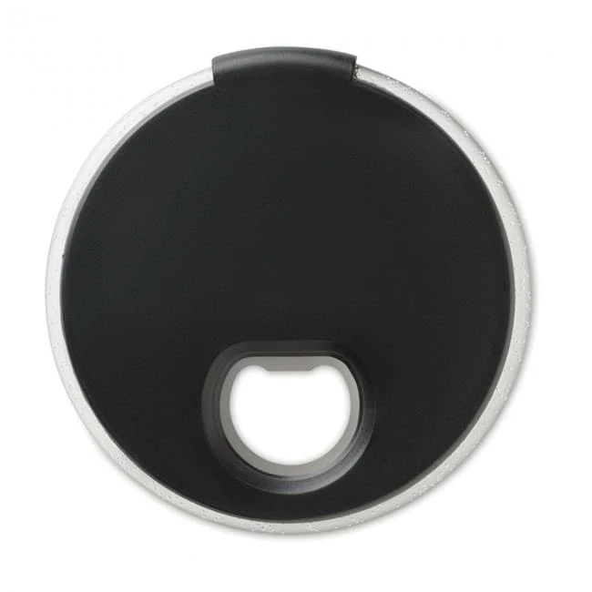 Light up coaster with opener
