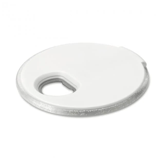 Light up coaster with opener