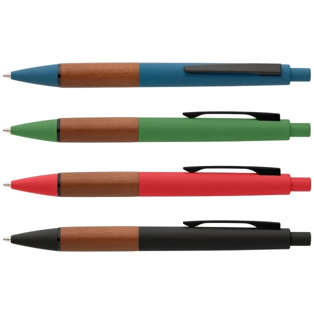 Tide Recycled Plastic Wood Grip Pen