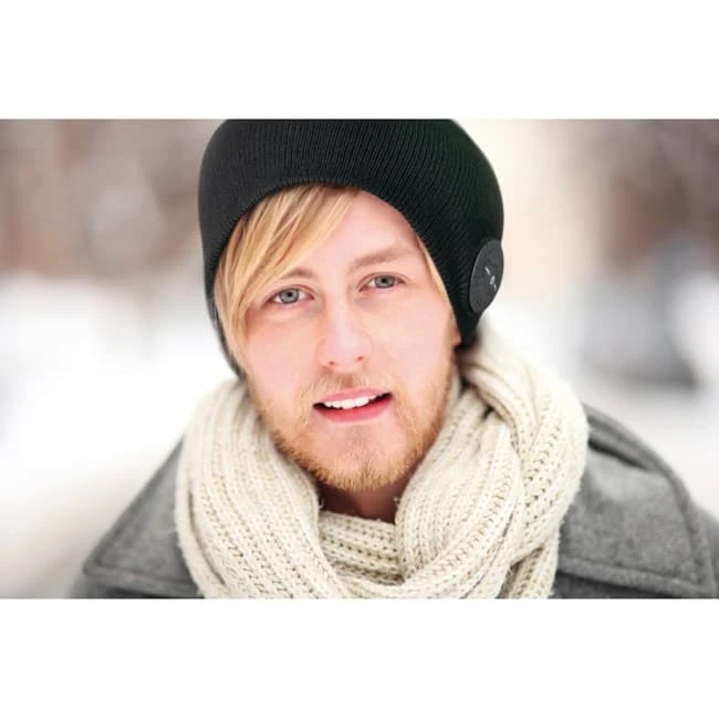 BT beanie with 2 earphones