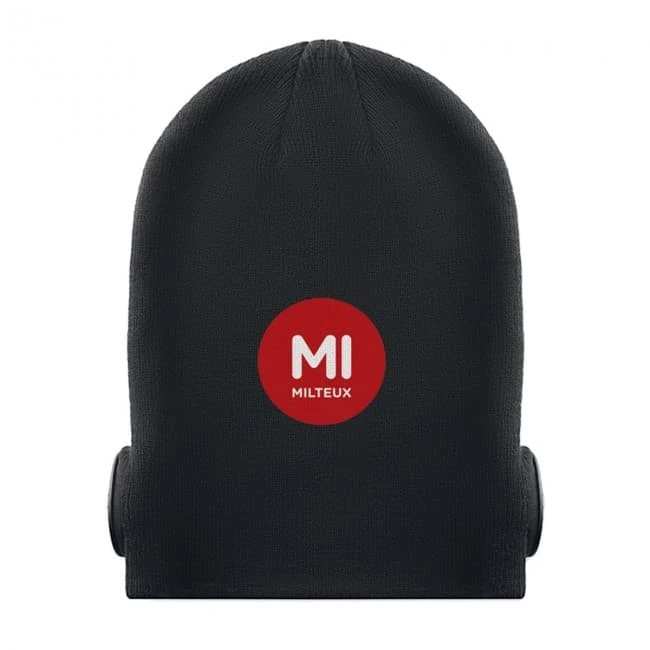 BT beanie with 2 earphones