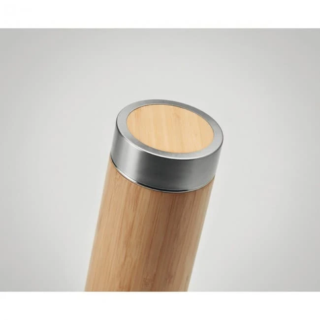 Double Wall Bamboo Flask 400ml