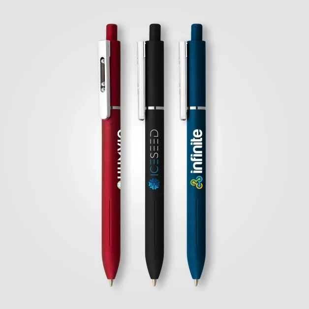 Lark Recycled Plastic Retractable Fidget Clip Pen