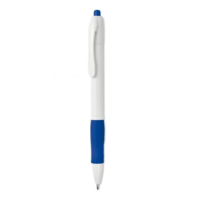Ball pen with rubber grip