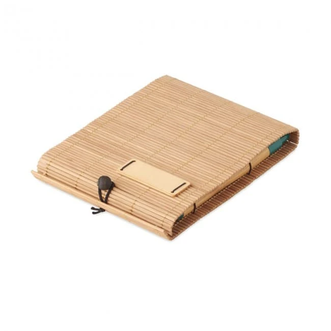 Bamboo 80 sheet notebook & pe