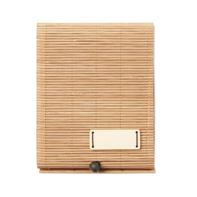 Bamboo 80 sheet notebook & pe