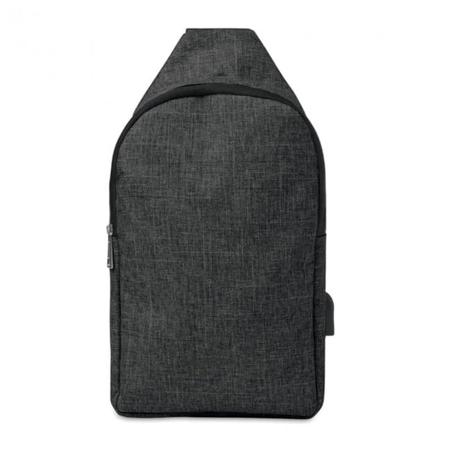600D 2 tone polyester chest b