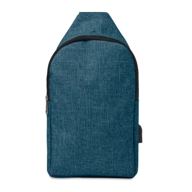 600D 2 tone polyester chest b
