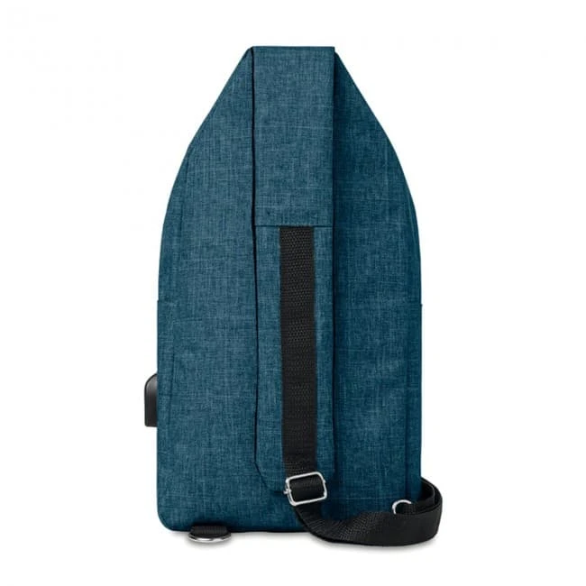 600D 2 tone polyester chest b