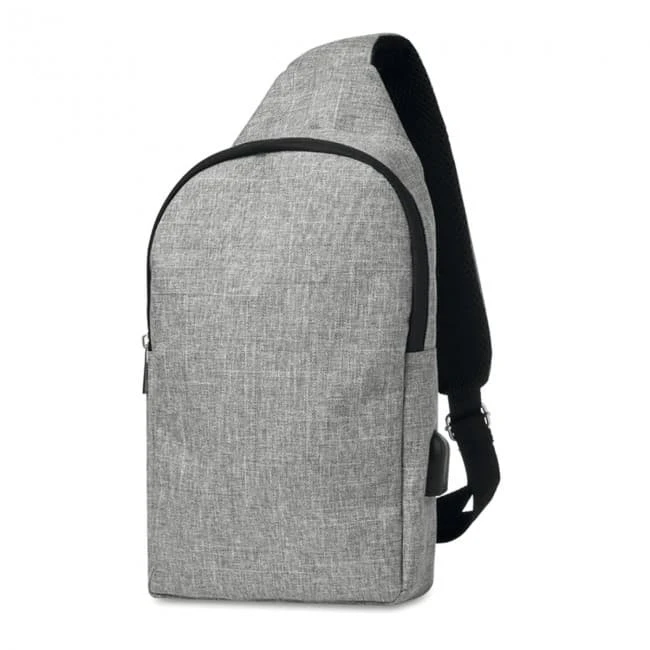 600D 2 tone polyester chest b