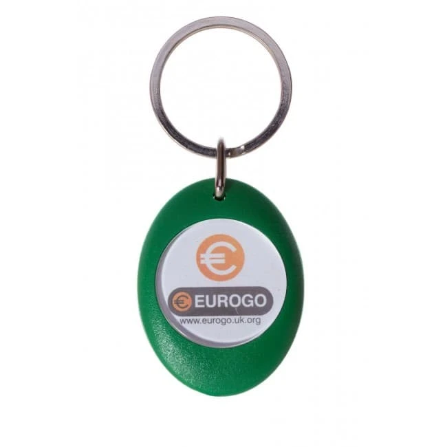 Trolley Coin Keyring