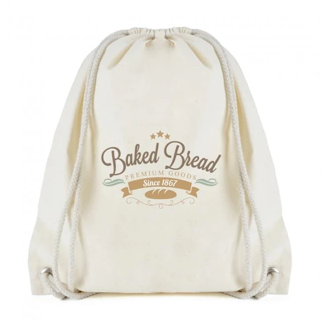 Electra Natural Coloured Drawstring Bag 5oz