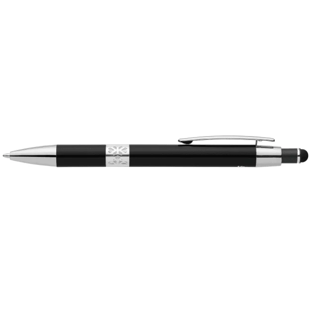 Adorn Recycled Aluminium Chrome Trim Stylus Pen