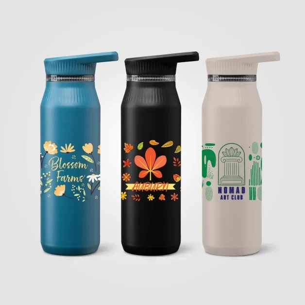 Majesty Stainless Steel Dual-Lid Handle Bottle - 750 ml