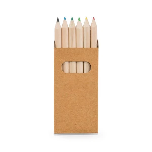 Pencil Box With 6 Coloured Pencils