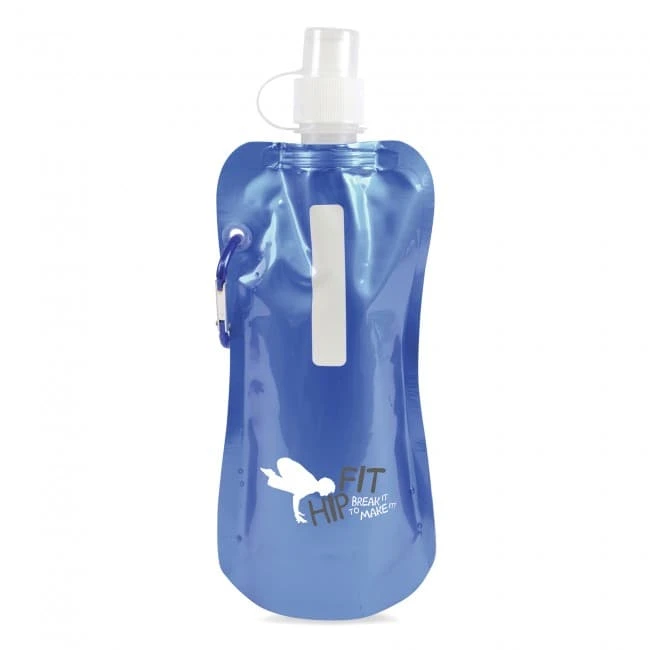 Metallic fold up bottle