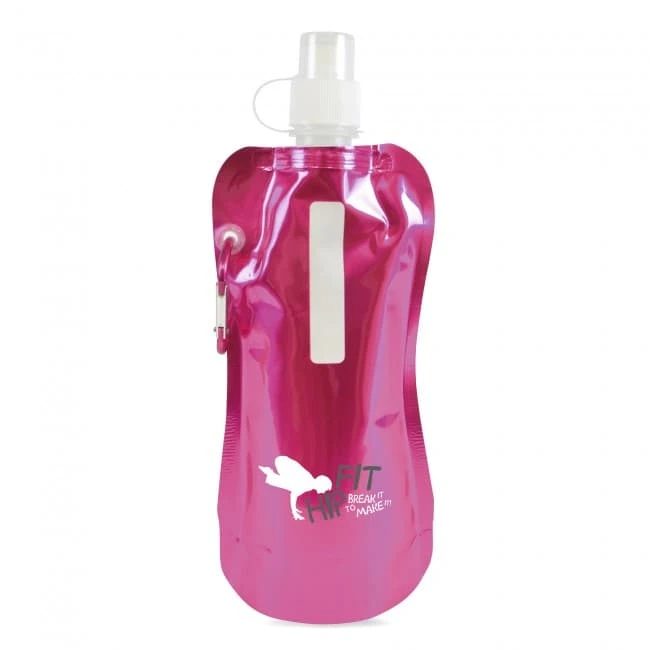 Metallic fold up bottle