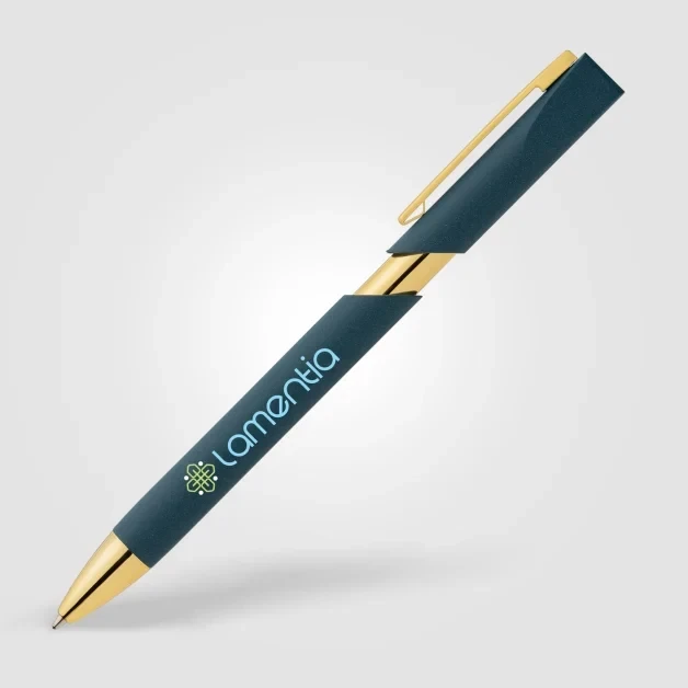 Aurelia Recycled Plastic Gold Trim Pen
