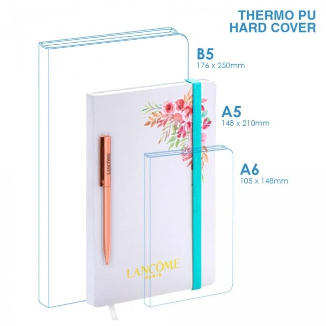 Medium Notebook PU Hard Cover