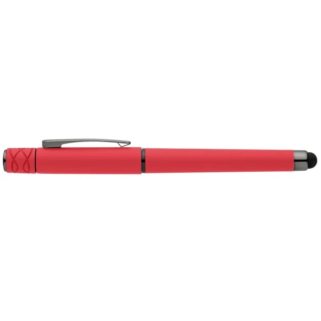 Tavi Recycled Plastic Fidget Spinner Stylus Gel Pen