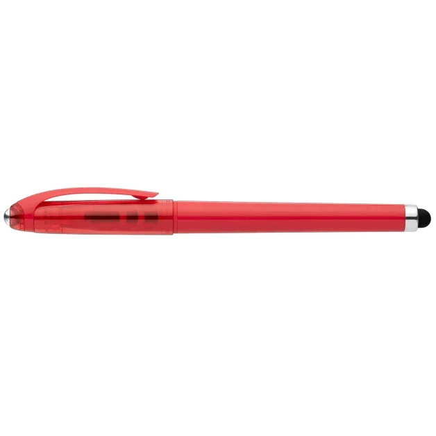 Prism Recycled Plastic Fidget Ball Stylus Gel Pen