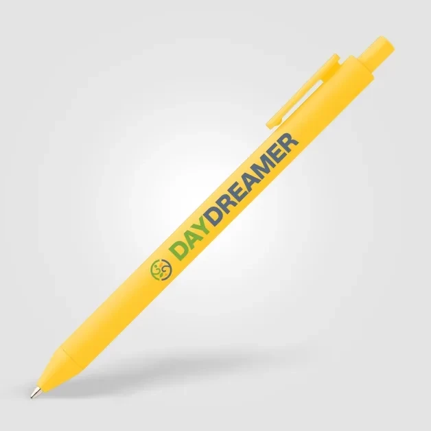Bloom Recycled Plastic Retractable Soft Touch Pen