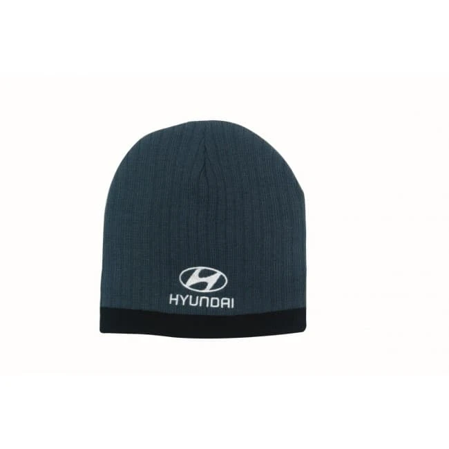 Two-Tone Cable Knit Beanie