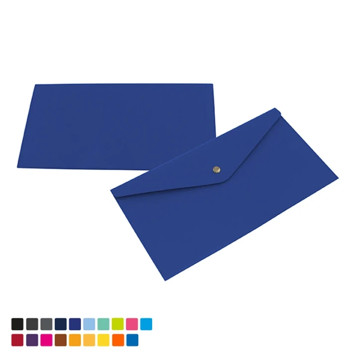 Envelope Style Travel or Document Wallet in Soft Touch Vegan Torino PU