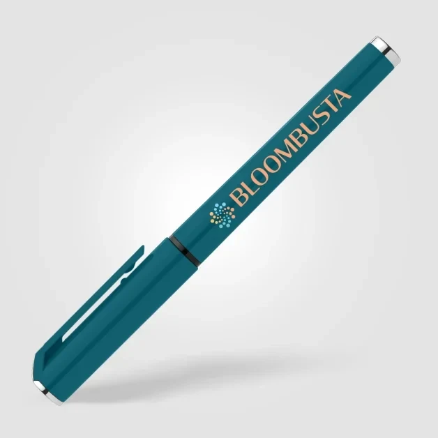 Islander Recycled Plastic Monochrome Gel Grip Pen