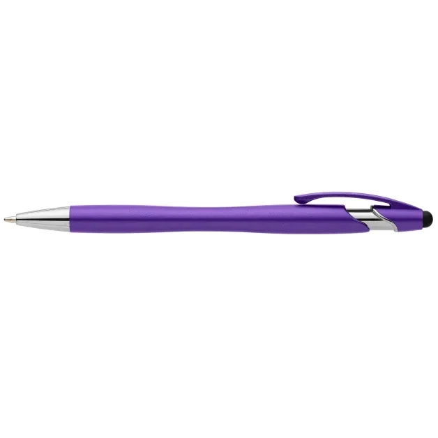La Jolla Recycled Plastic Metallic Stylus Pen