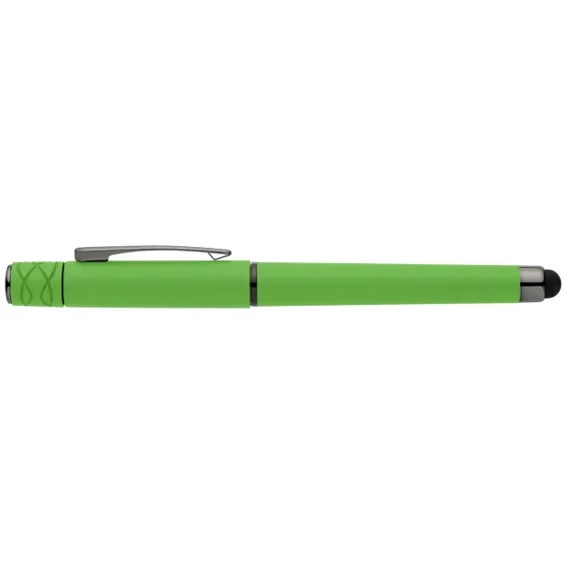 Tavi Recycled Plastic Fidget Spinner Stylus Gel Pen