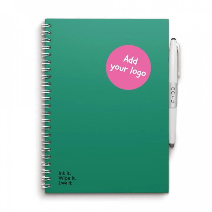 MOYU Erasable Stone Paper Notebook A5 Premium Forest Green - 40 Pages