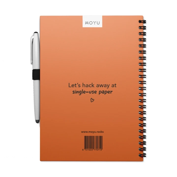 MOYU Erasable Stone Paper Notebook A5 Hardcover - 40 Pages