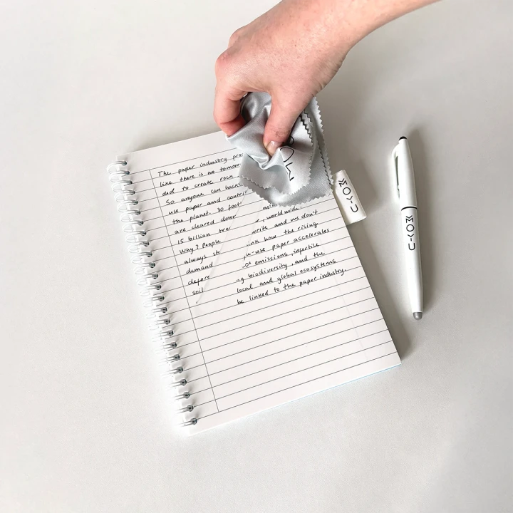 MOYU Erasable Stone Paper Notebook A5 Hardcover Forest Green - 20 Pages