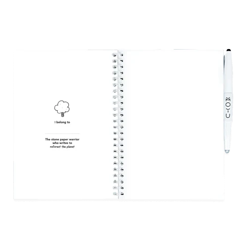 MOYU Erasable Stone Paper Notebook A5 Softcover - 20 Pages