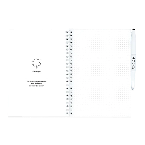 MOYU Erasable Stone Paper Notebook A5 Softcover - 20 Pages