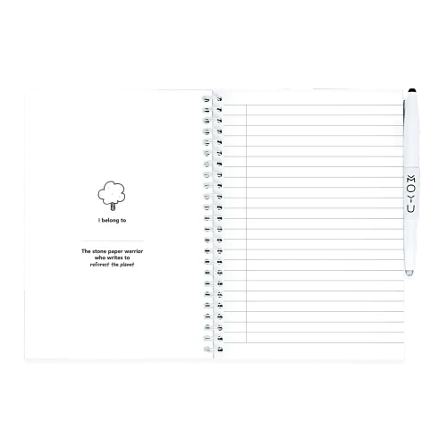MOYU Erasable Stone Paper Notebook A5 Softcover - 20 Pages