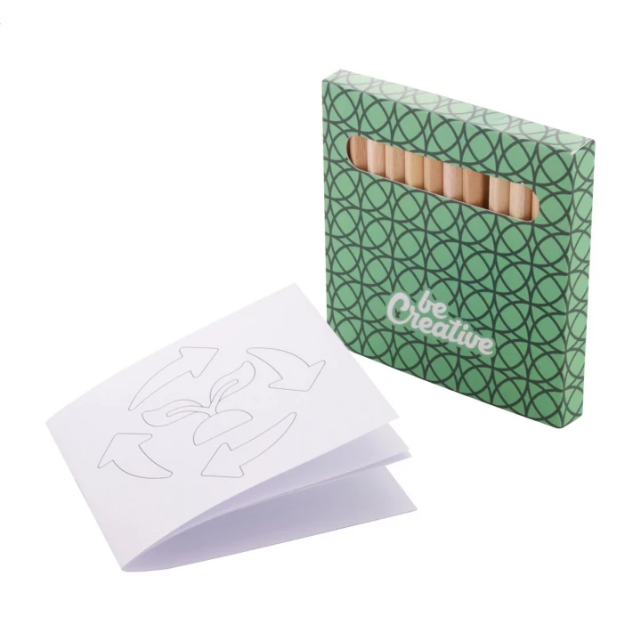 Coloxil 12 Custom Colouring Pencil Set Various Designs