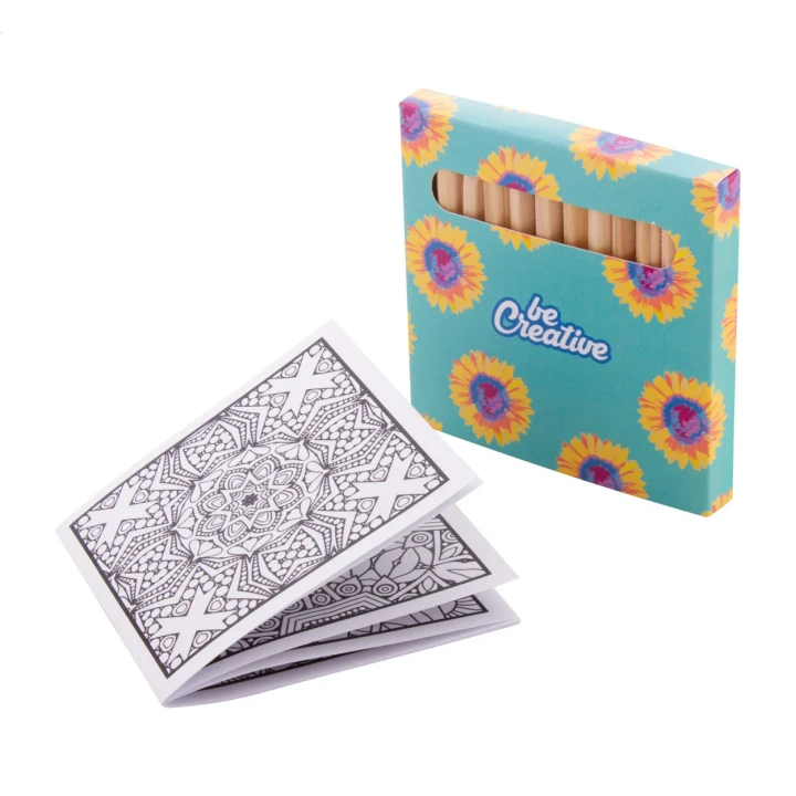 Coloxil 12 Custom Colouring Pencil Set Various Designs