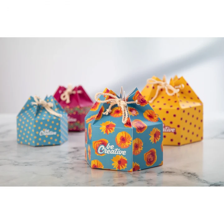 CreaBox HexaCord S Hexagonal Gift Box