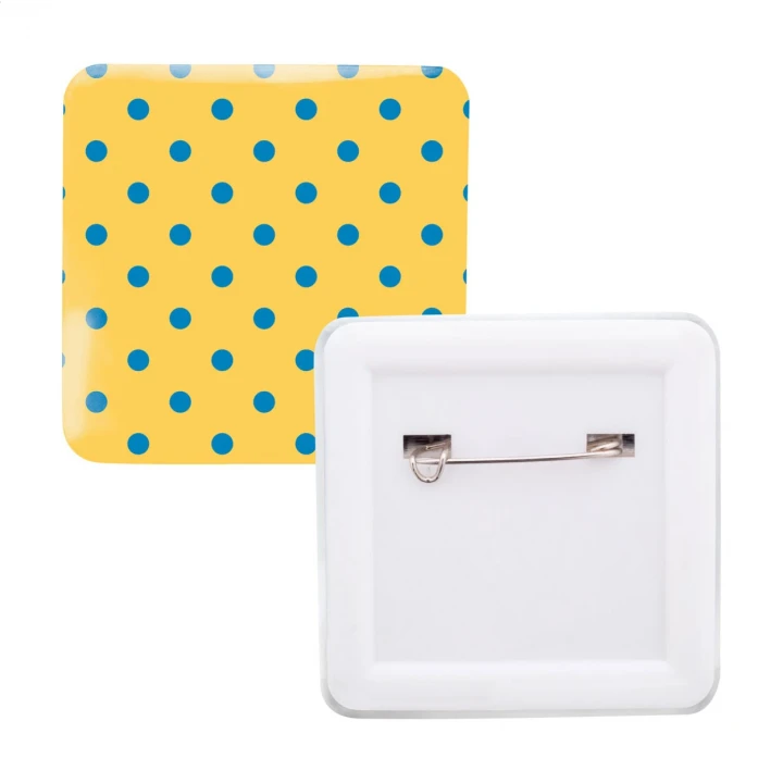 SquareBadge Maxi Pin Button Badge