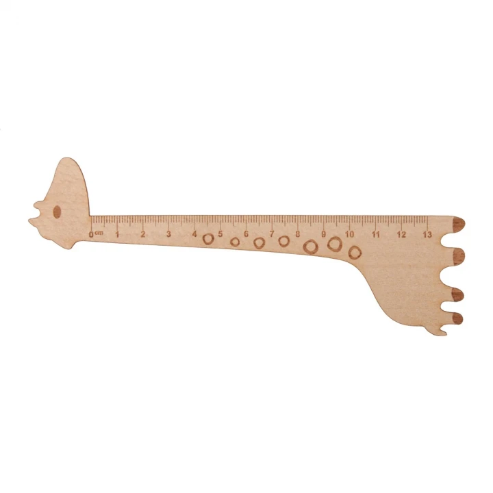 Looney Wooden Ruler Various Shapes