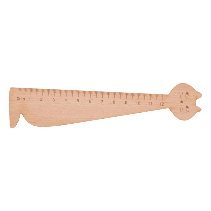 Looney Wooden Ruler Various Shapes